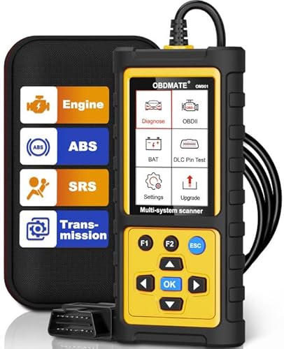 OBDMATE OBD2 Scanner with ABS SRS Transmission, Reset Fault Lights