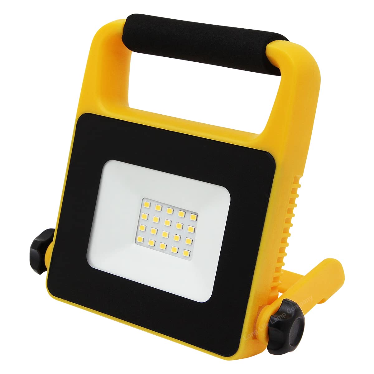 10w LED Portable Flood Light Work Light Rechargeable Cordless Hand Lamp Camping Hiking Job Site Construction Site Emergency IP65 6000k Cool White PF-10W