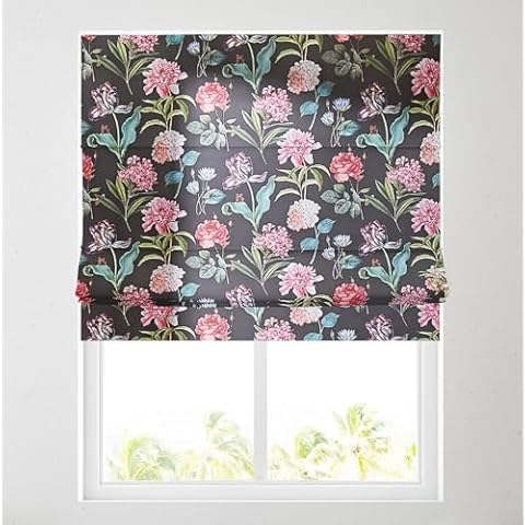 Barnes Blinds Floral Garden Roman Blinds Cover
