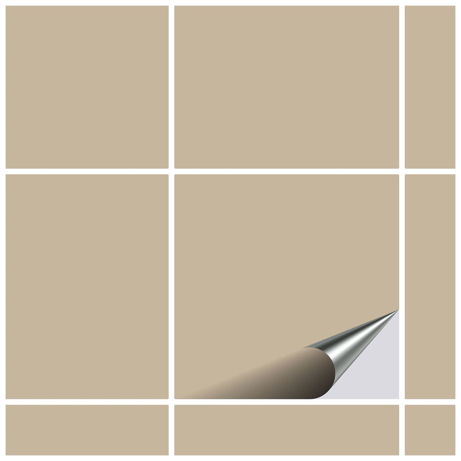 FoLIESEN Autocollant Pour Carrelage De Salle De Bain, Cuisine, Salle De