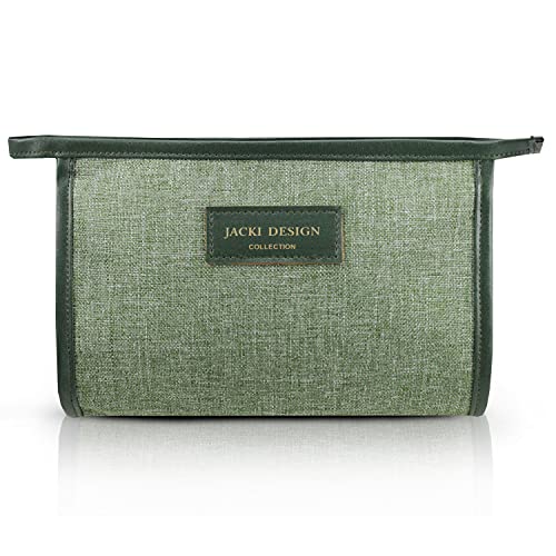 Necessaire Estojo Simples Feminina Barata Pequena Quadrada Cor:Verde