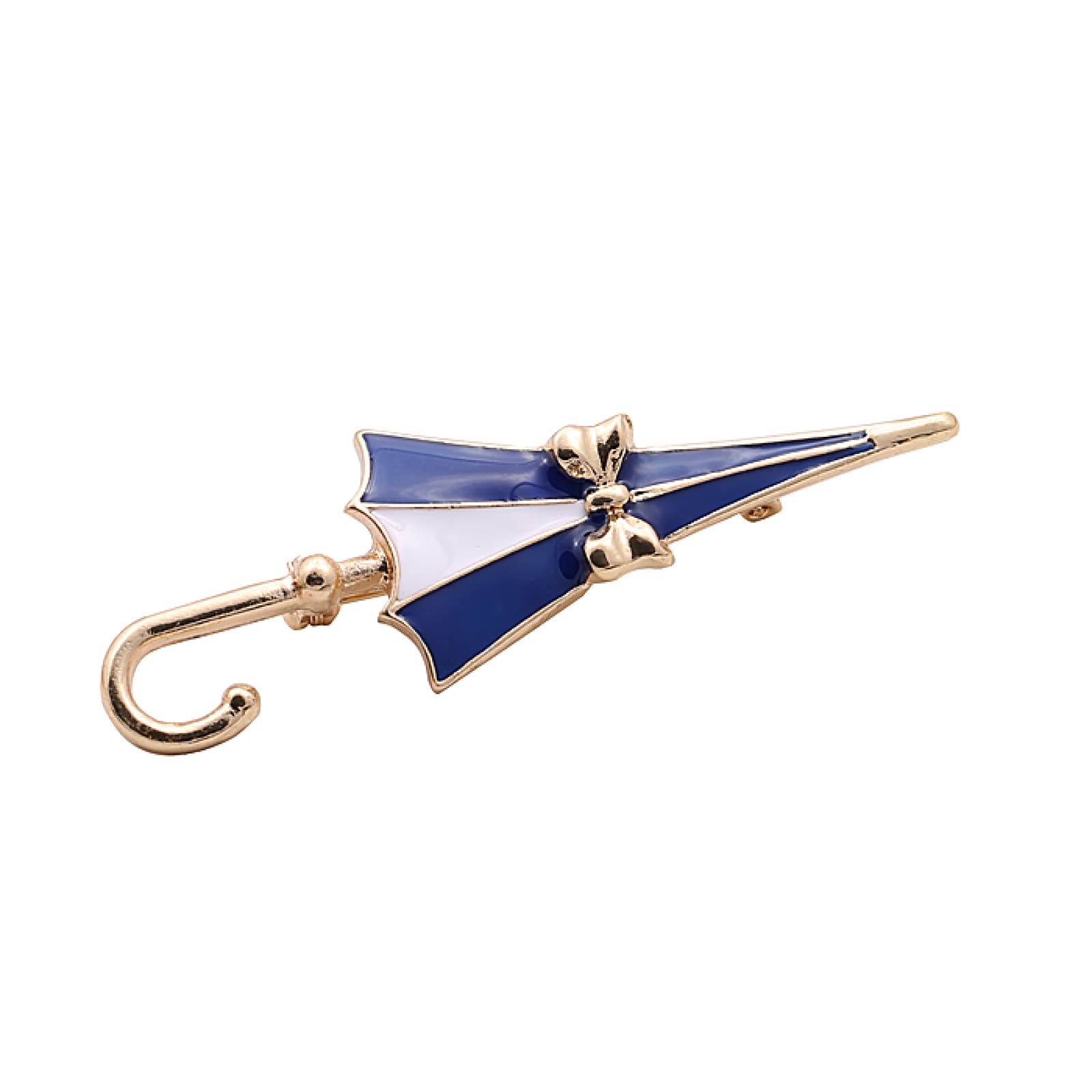CFWSHJ Pin Brosche Pin Brosche Abzeichen Brosche Anstecknadel Mode Emaille Strohhut Nähmaschine High Heel Lampe Regenschirm Kamera Magische Lampe Jacke Pin Brosche, Blaue Regenschirm Brosche