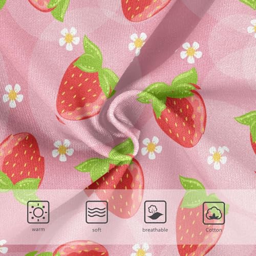 Little Girl Underwear Toddler Panties Kids Undies Strawberry Fruits Soft Cotton Briefs 2T-8Y3