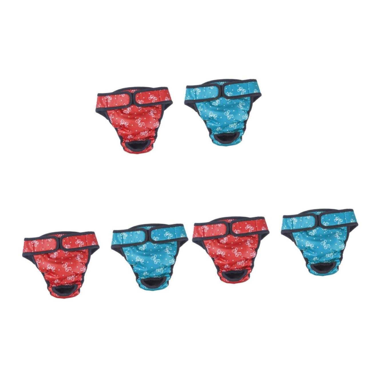 BESPORTBLE 6 Piezas para Perros para Mascotas pañal de Perro Hembra Bragas de periodo para Perros pañal para Pantalones fisiológicos para para Cachorros