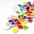 Mosaic Tiles - Ceramic Circular Bulk Mosaic Tile Assortment - 1.5x1.5 cm Mixed Colors Glass Tile - 42pcs/100g Craft and Backsplash Tile (Circular Mix)