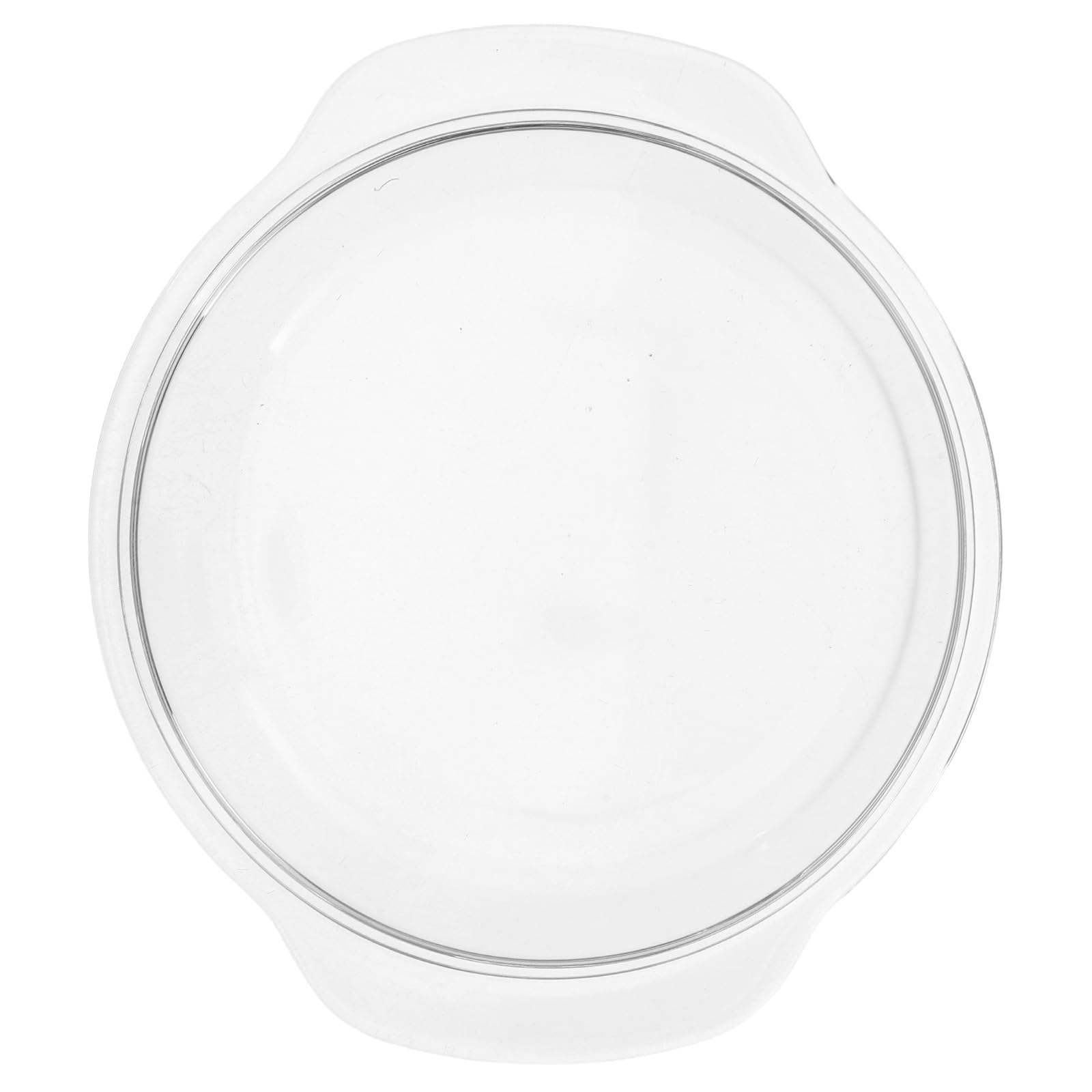Wiederverwendbare Transparente Mikrowellen Spritzschutzabdeckung aus Glas 1