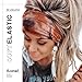 Acenail Wide Headbands Women Turban Knotted Headband Elastic Non Slip Boho Hairbands Tie Dye Hairband Bohemian Workout Head Wraps Yoga Hair Scarfs Fashion Hair Accessories for Women 4Pcs(#3 Tie Dye)