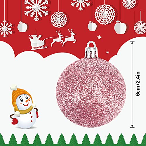 Esferas, Home esferas navideñas rosas Marca JULMELON (3)
