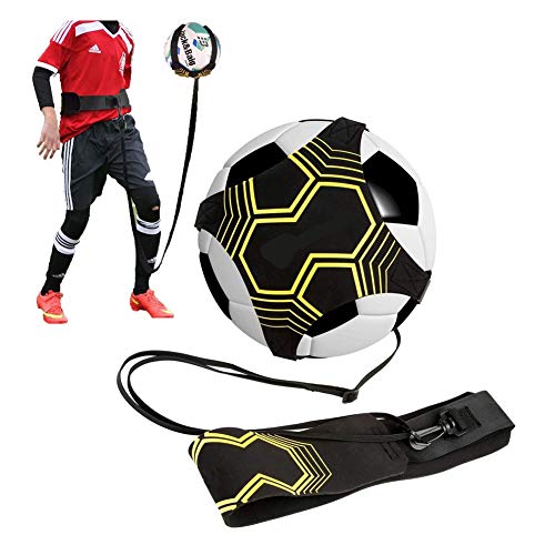 Fútbol Trainer para Niños y Adultos, Football Trainer Banda Ayuda al Entrenamiento para Fútbol y a Mejorar Las Habilidades de Control de la Pelota Manos libres Universal Fits 3 4 5 Balones de fútbol
