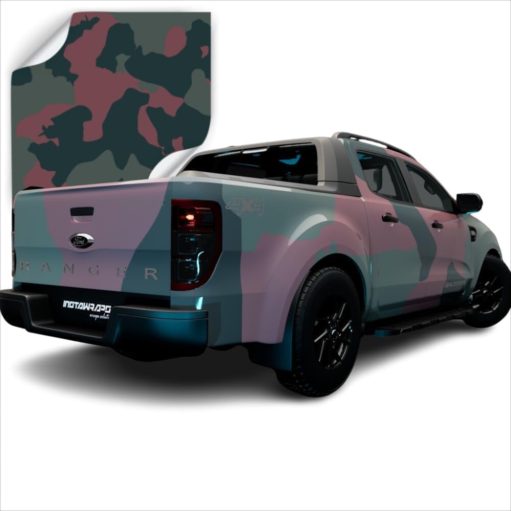 3M Printed Camo Patterns | CW Vinyl Film Car Wrap Series | CW6484J-G-54-3M (Jumbo Style - Gloss Finish) | (53in x 60ft (265 Sq/ft)) w/Free Instawraps Pro-Wrapping Glove