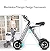 LAZNG Adulto Scooter eléctrico, 36V 250W eléctrica plegable triciclo, bicicleta eléctrica for...
