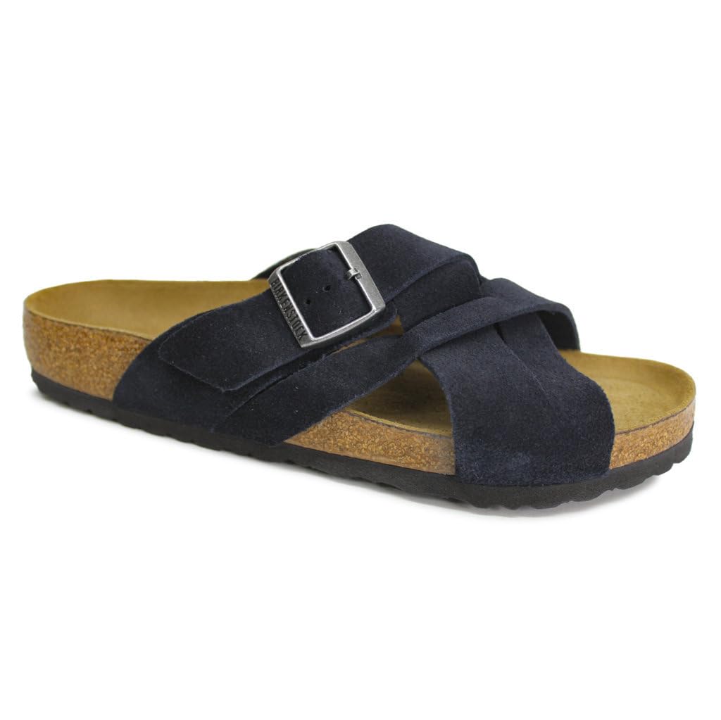 Birkenstock Lugano Soft Footbed Suede Sandals