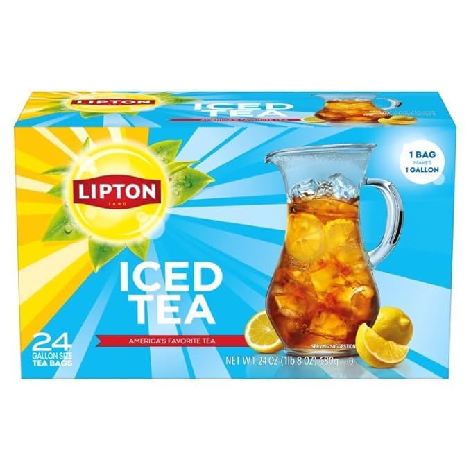 Lipton Unsweetened Iced Tea Bags, Gallon-Sized Zero Calories, 24 Total Tea Bags - image 9