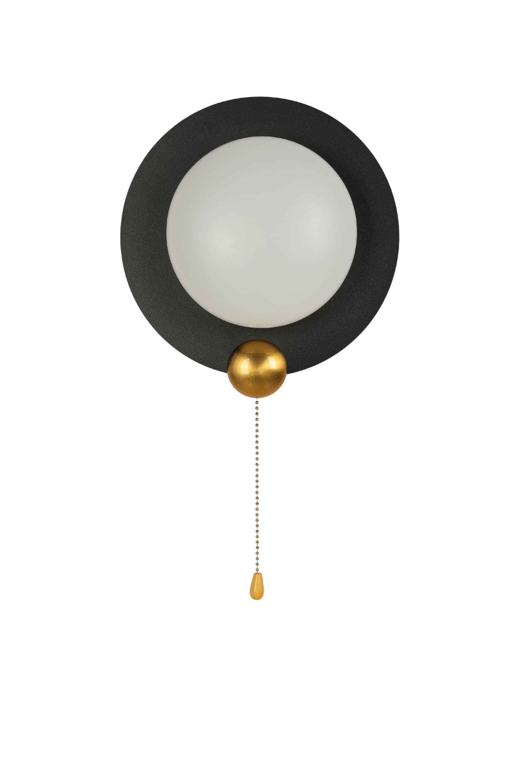 TEKLED myHome Stellar Modern Pull-Down Switch LED Wall Light | Energy-Efficient LED | 7W 3000K Warm White | for Modern Living Rooms Bedrooms Chic Cafes Restaurants | Orange (Built-in LED)