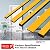 Weather Stripping Door Seal Strip,High Density Foam Tape,Doors and Windows Insulation Soundproofing Weatherproof,Self Adhesive Rubber Weatherstrip Door Seal Strip (1/2''W X 1/2''T X 13'L)