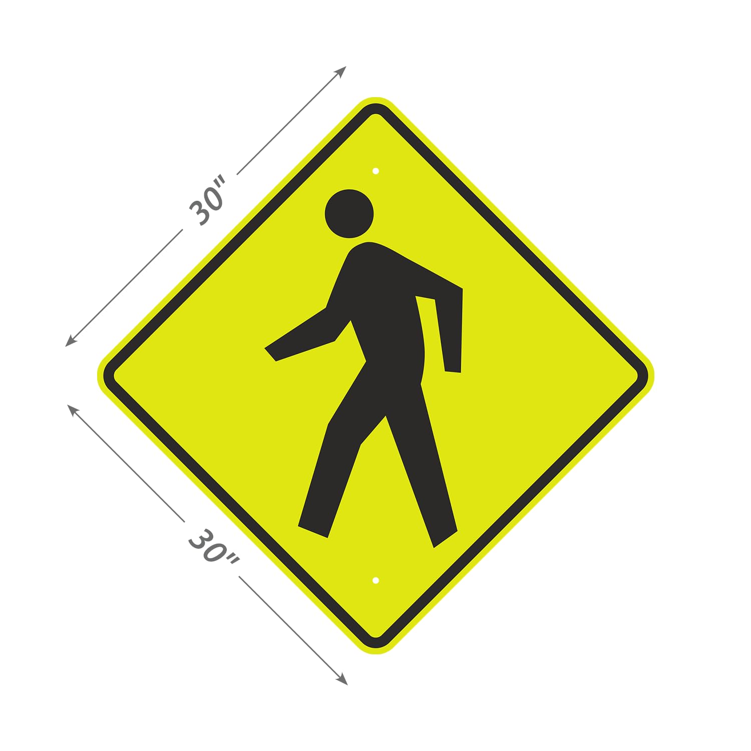 ◯△□ SmartSign MUTCD # W11-2 3M Engineer Grade Reflective Sign