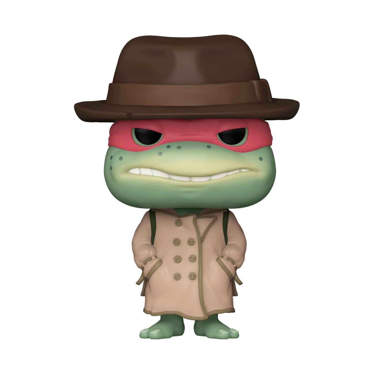 Funko Pop! Movies: Teenage Mutant Ninja Turtles (TMNT), Raphael With Coat & Hat, TMNT 1990, Collectable Vinyl Figure - Image 2