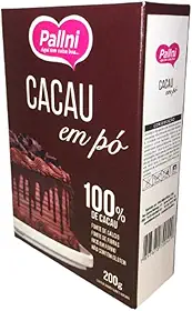 Cacau em pó 100% Pallni - Sem Glúten e Sem Lactose