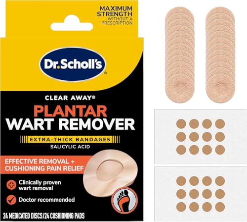 Dr. Scholls Clear Away Wart Remover Plantar 24 ea