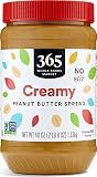 365 by Whole Foods Market, Creamy Peanut Butter Spread, No Stir, 40 Ounce