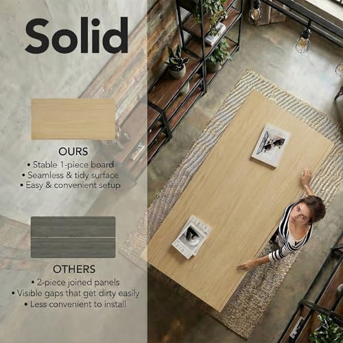 Image of ErGear Standing Desk with 3 Drawers, 48 Inch Electric Adjustable Height Desk with Storage, Whole-Piece Board Stand Up Desk for Home Office
