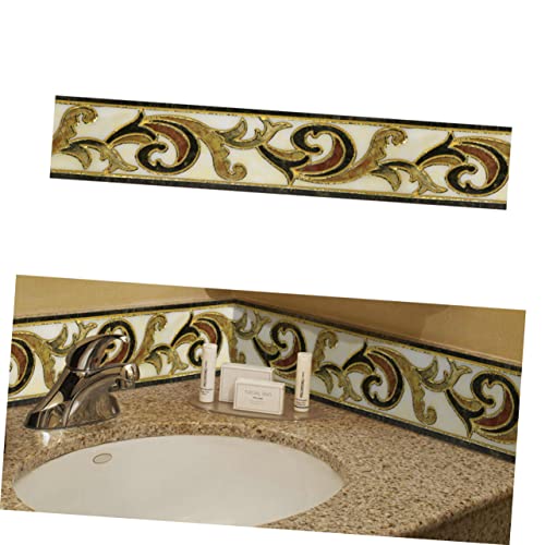 UKCOCO Adesivos De Flores Adesivos De Parede De Flores Adesivos De Azulejos Adesivo De Borda De Pape