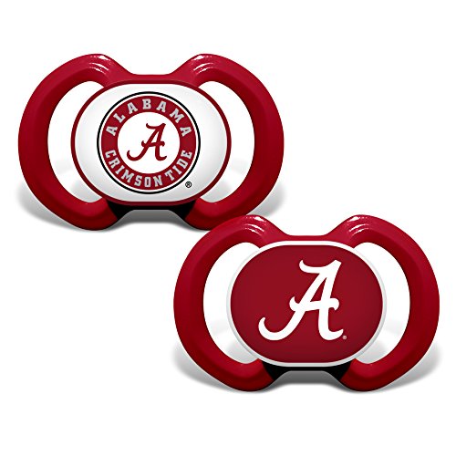 Image of Baby Fanatic Pacifier Set, University of Alabama Crimson Tide, One Size, 2 Count