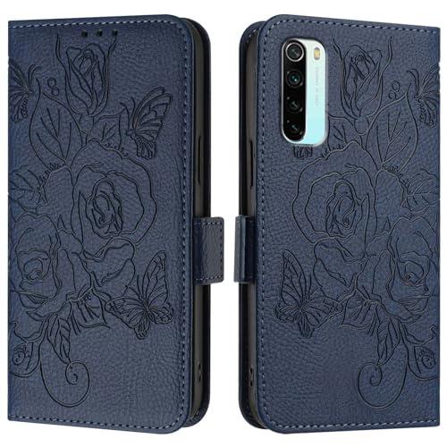 Étui pour Redmi Note 8 antichoc avec porte-cartes et fermeture folio magnétique