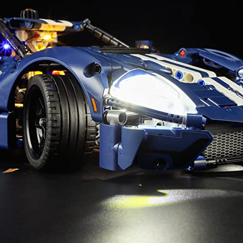 Image of BRIKSMAX 42154 LED Light for Ford GT 2022 - Compatible with Lego Technic Building Blocks - Without Set