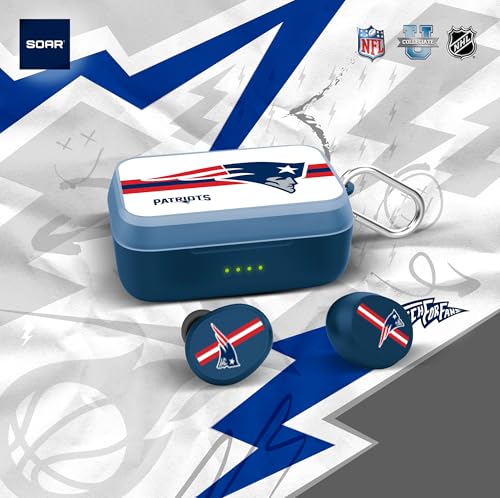 Image of SOAR NFL Wireless Sport Earbuds: Comfortable Fit & Convenient Charging