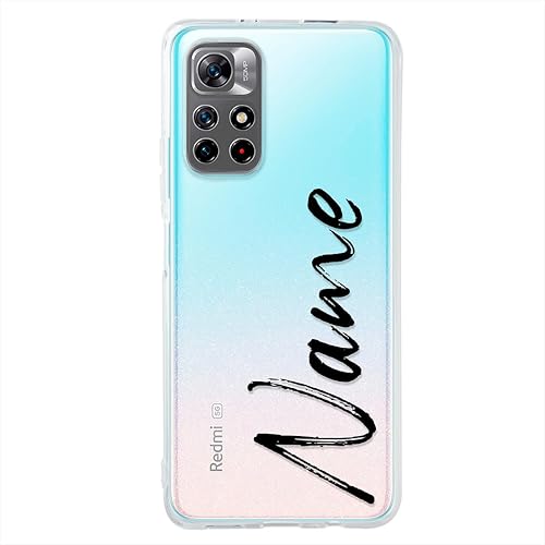 Miniatura 91 de Funda compatible con Xiaomi Redmi Note 10S personalizada con tu nombre, protector compatible con Xiaomi Redmi Note 10S personalizable, funda