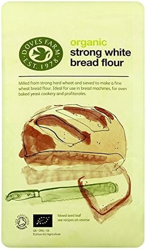 Doves Farm Organic Strong White Bread Flour 1.5 kg (Pack of 2)