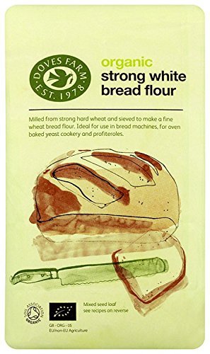 Doves Farm Organic Strong White Bread Flour 1.5 kg (Pack of 2)