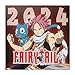 Produktbild Grupo Erik Kalender 2024 Wandkalender 2024 - Fairy Tail Kalender 2024 Familienplaner 30 x 30 cm Jahreskalender 12 Monate + Geschenkposter