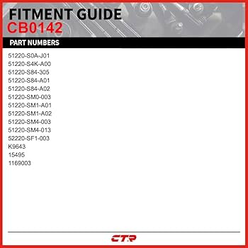 Amazon.com: CTR CB0142 [OE Supplier] Front Lower Ball Joint