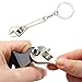 WANLIAN 4pcs Mini Wrench Tool Keychain Metal Spanner Keyring Pendant Key Holder Organizer Keyfob Gift for Men Women Multitool Keychain Tool Keychains