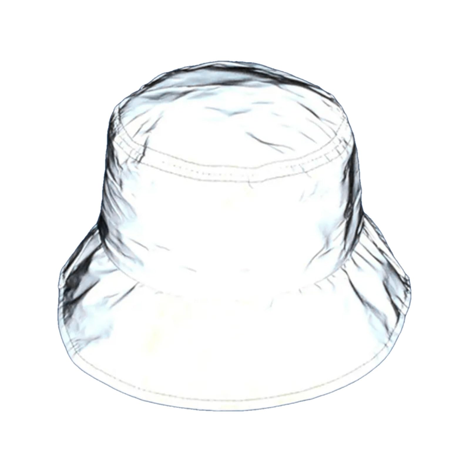 Zkydhbd Unisex Basin Hat Hats Reflective Silver Baseball Hats Outdoor Sports Hat Night Cycling Hat For Outdoor Sports And Night
