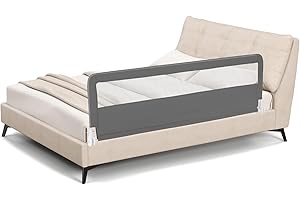 BABY JOY 71-Inch Extra Long Swing Down Bed Rail