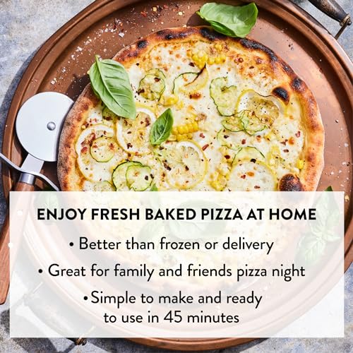 DeLallo Gluten Free Flour Pizza Kit, 17 Oz Bag, (2 Pack), All Purpose Pizza Dough Mix for Baking Crust, Bread and Calzones, Vegan, Dairy Free
