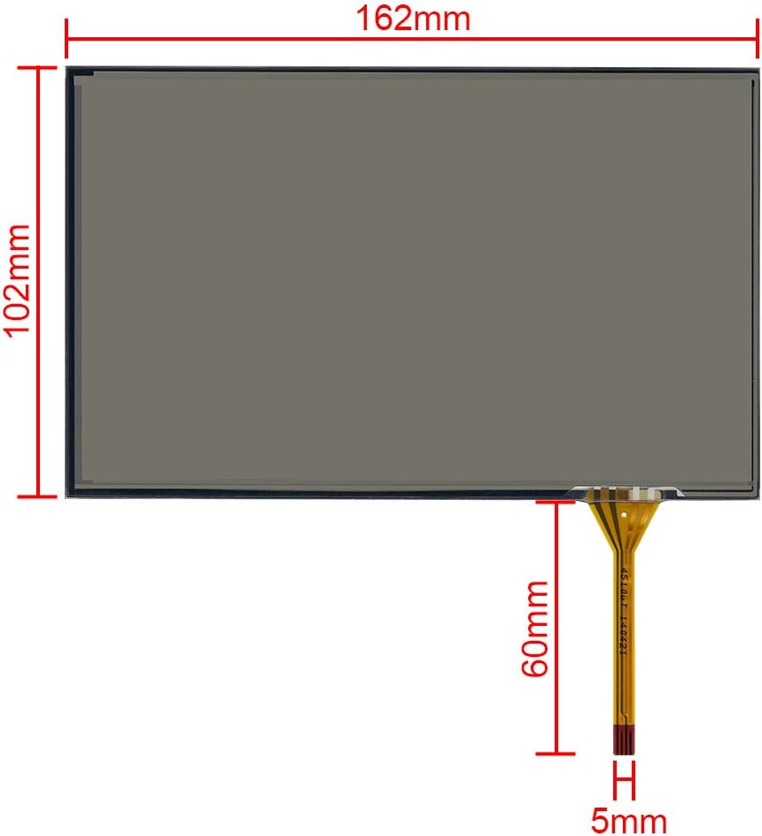 7 touch screen digitizer for hyundai sonata veloster lb070wv7 lms700kf30 tm070 navigation 4pins