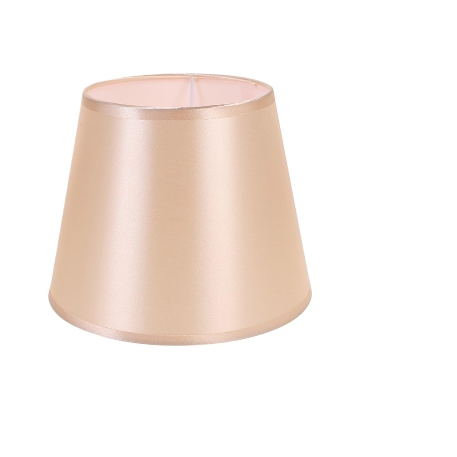 Rgoemhj Golden Round Fabric Lampshade Desk Cover For Lamp