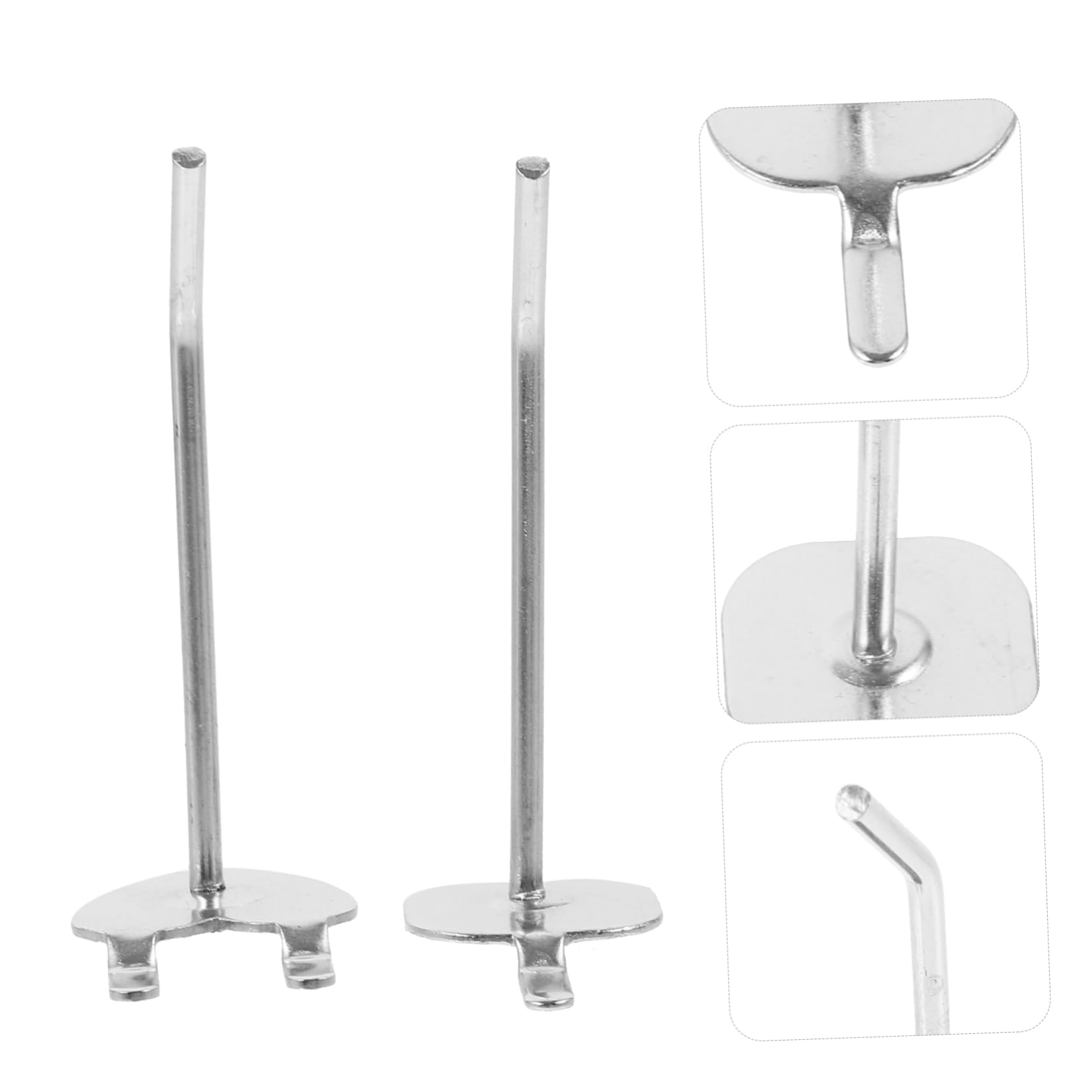 COSMEVIVI 20pcs Heart Shaped Hook Pegboard Hangers Metal Utility Hooks for Garage Garage Pegboard Rack