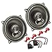 Produktbild tomzz Audio 4045-008 TA13.0-Pro Lautsprecher Einbau-Set kompatibel mit Renault Clio Scenic Megane Laguna 130mm Koaxial System