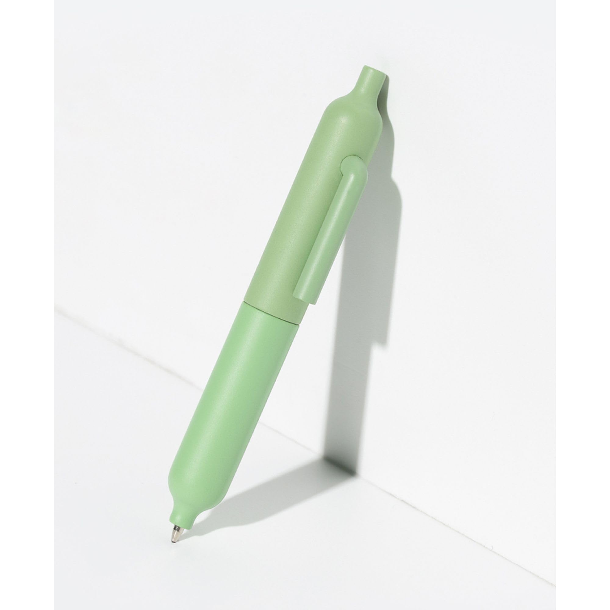 Amazon | BENJA ボールペン タップペン グリーン 027683 | 格納式
