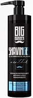 Gel de Barbear Profissional Big Barber 750ml Menthol - Transparente para Desenho Preciso e Refrescância Intensa