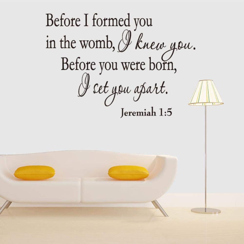 Fdit Waterproof Wall Sticker Bible Verse Wall Decals Christian Quote PVC Wall Art Stickers Religious Decoration for Home Office - Image 4