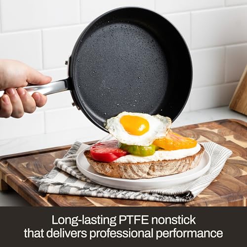 Image of All-Clad HA1 Expert Nonstick, 13-Piece Pots & Pans Set, Induction Ready | Complete nonstick cookware set, Scratch-Resistant Exterior, Dishwasher safe, Oven Safe up to 500F