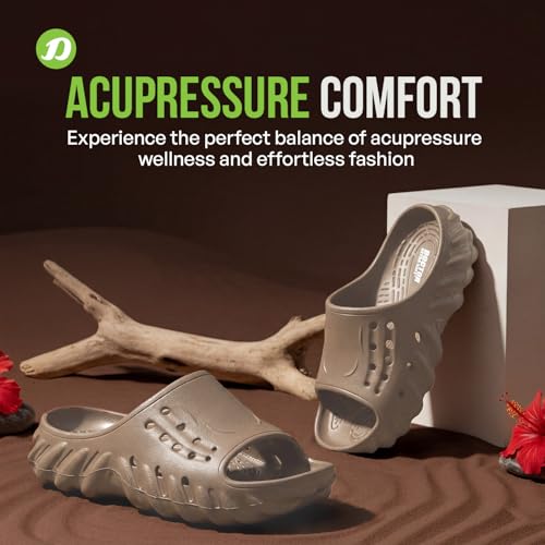 Image of DOCTOR EXTRA SOFT Men's Classic Flip Flops /Slippers with Soft Acupressure Foot Massager for Adult | Comfortable & Light Weight| Stylish & Anti-Skid| Casual Waterproof Cushion Sliders Gents Boys D-500