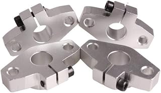 Preamer 4 Pcs SHF8 8mm Flange Mount Linear Rail Shaft Support for Milling Machine CNC