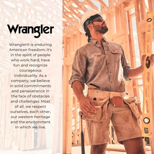 Wrangler Carpenter Shorts for Men Big and Tall, Heavyweight Durable Work Shorts with Utility Pockets, Mens Cargo Shorts Slate Grey - image 6